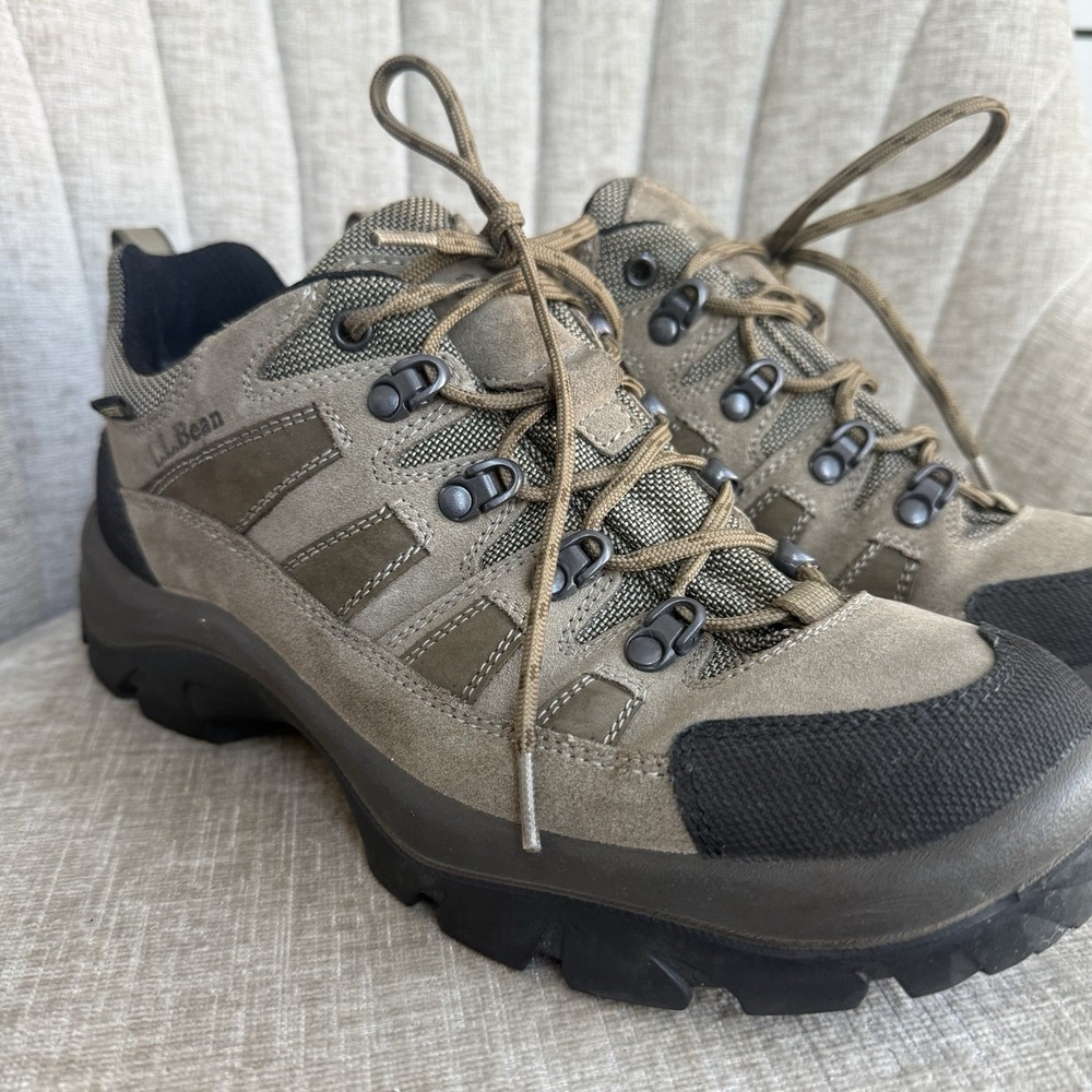 VTG LL Bean Women Size 11 Hiking Trail Boots Gore-Tex Vibram Sole Made in Italy